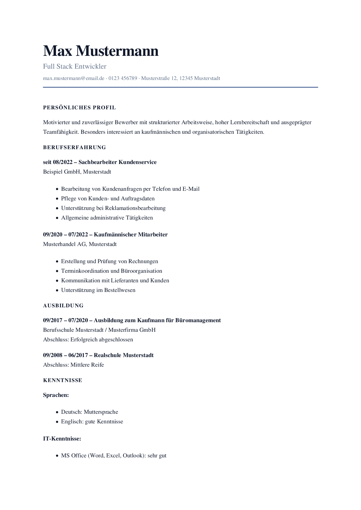 Premium Header Vorschau